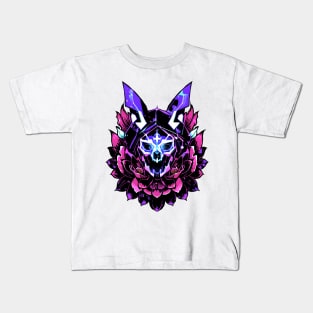 Cyberpunk Flowers Kids T-Shirt